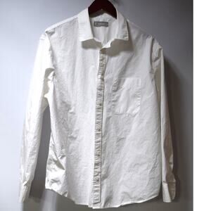 Everlane White Button Up Shirt Size L